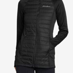 Eddie Bauer Womens Full-Zip Quilted Jacket‎ Black Lightweight Outerwear - 2XL